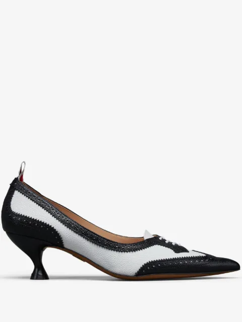 Thom Browne zapatillas Wingtip con tacón de 50mm