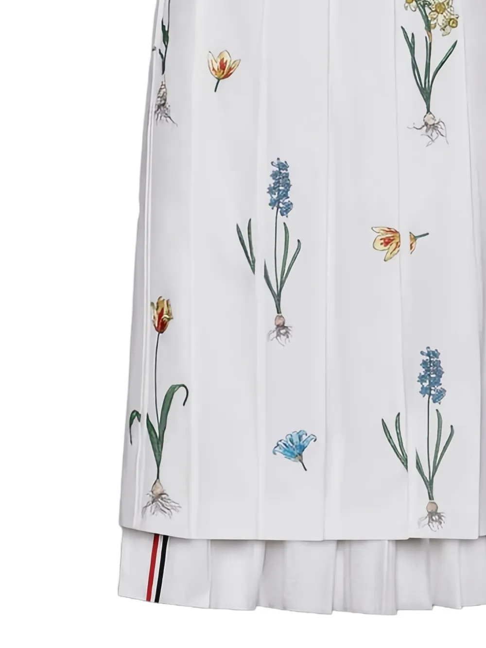 Thom Browne floral-embroidery midi skirt | Pleated Skirts | Image 2