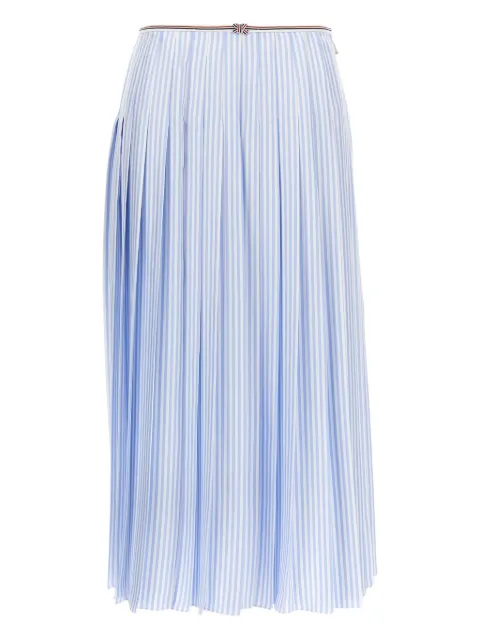 Thom Browne falda midi con motivo de rayas