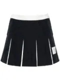 Thom Browne pleated ripstop miniskirt - Blue