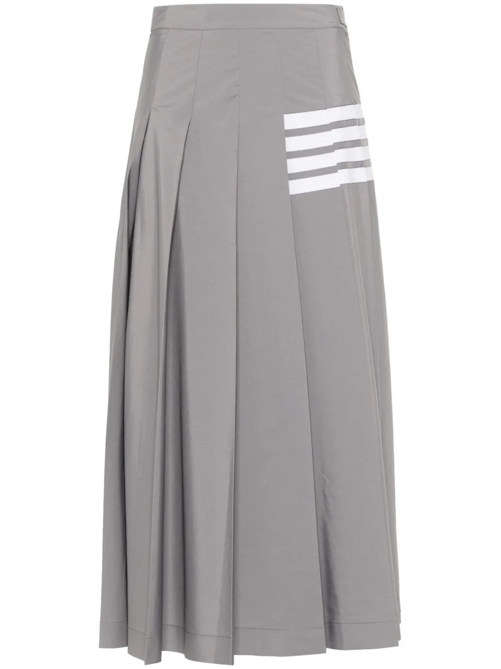 Thom Browne falda midi con motivo 4-Bar | gris | Image 1