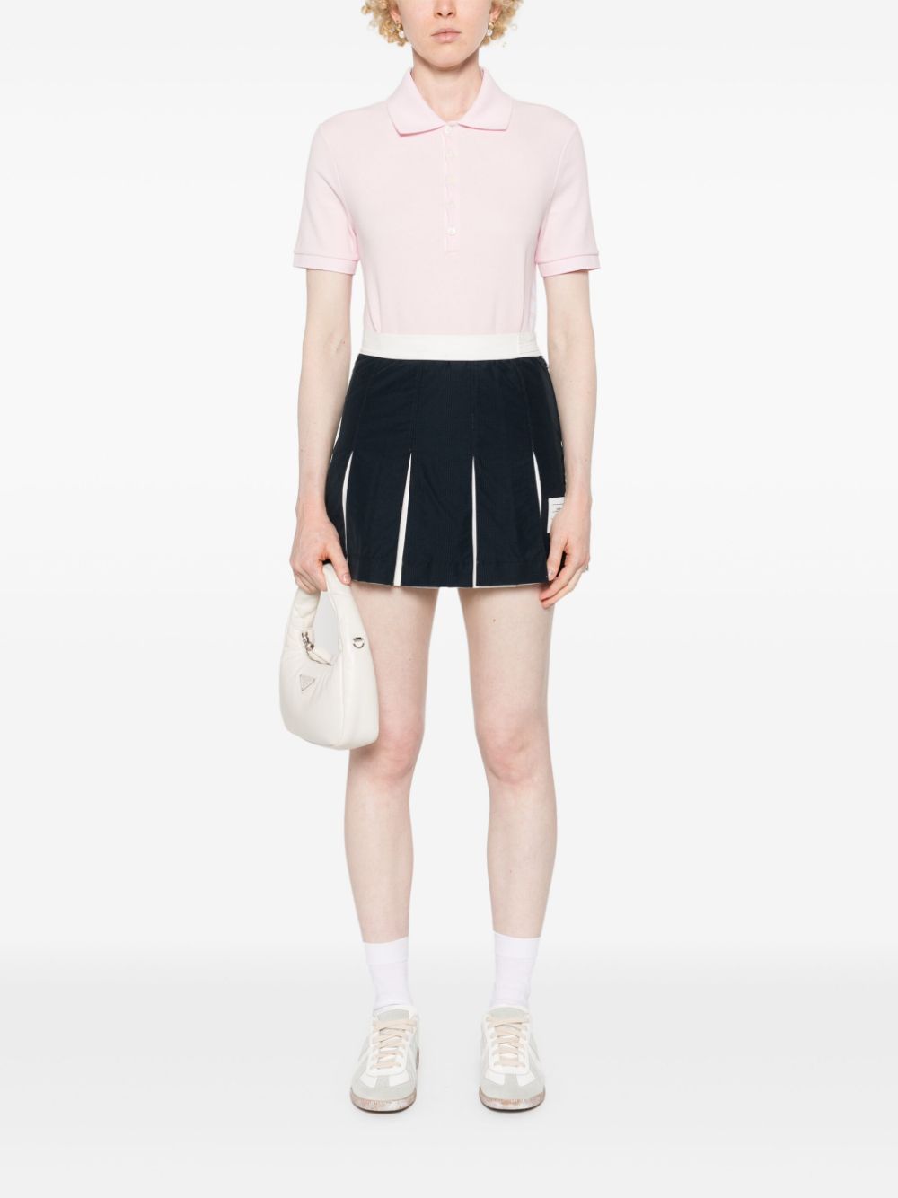 Thom Browne Piqué polotop - Roze