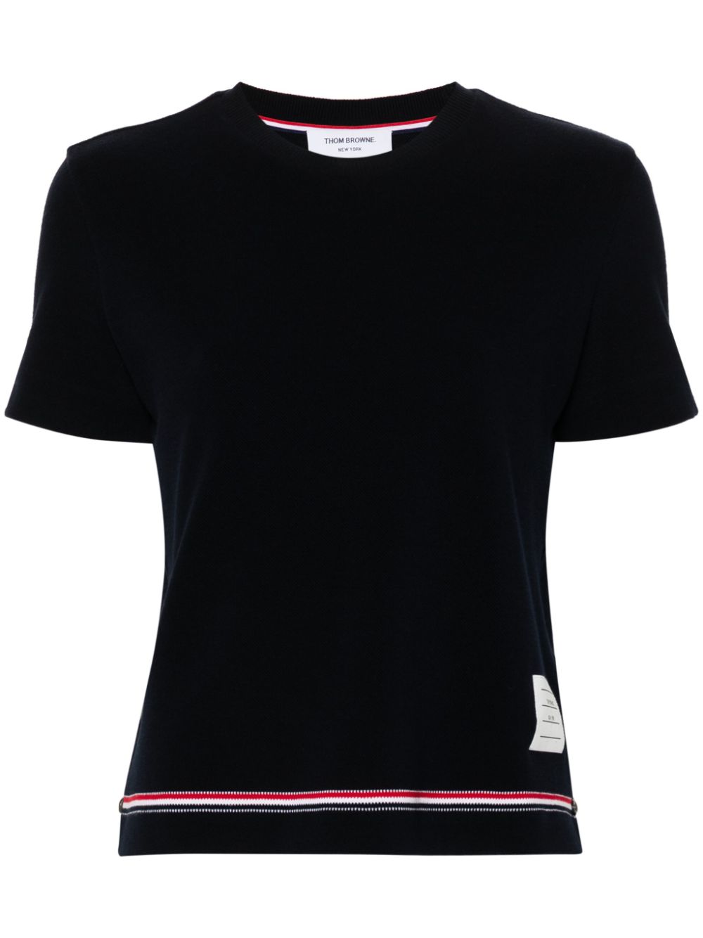 Thom Browne Trui met logopatch Blauw