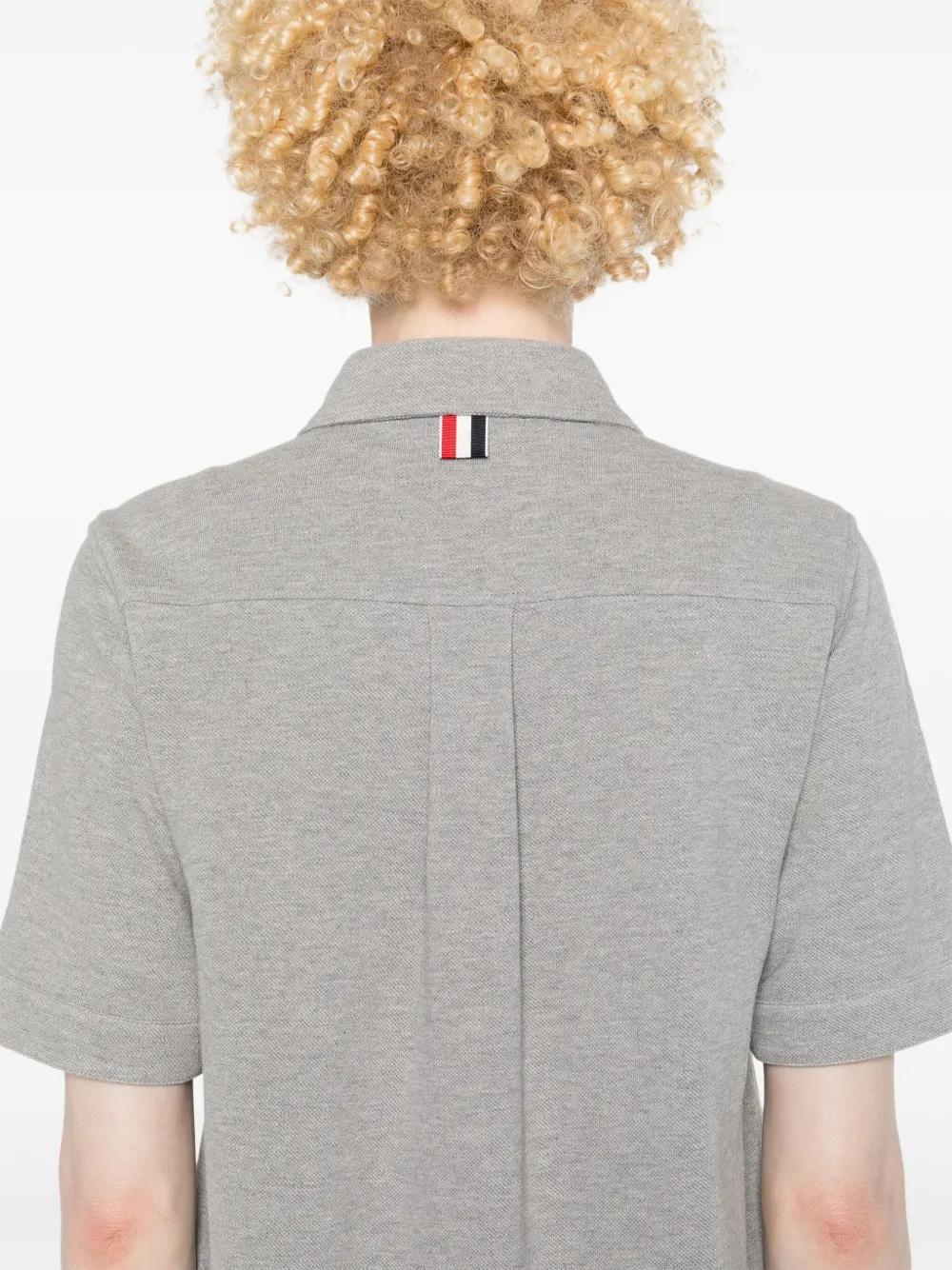 Thom Browne Blouse met logopatch Grijs