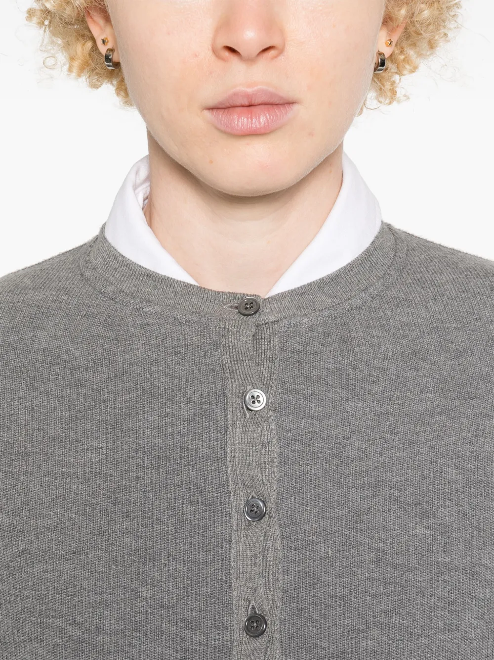 Thom Browne Vest met V-hals Grijs