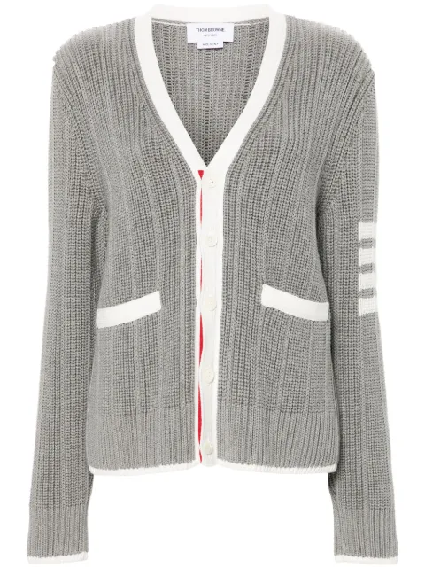 Thom Browne cardigan med kontrastdetalje