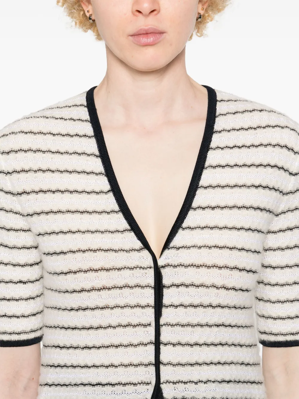 Thom Browne Gestreept vest Wit