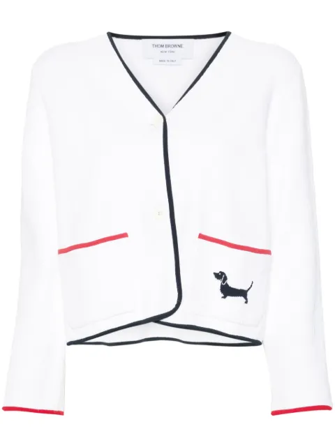 Thom Browne pointelle-knit cardigan