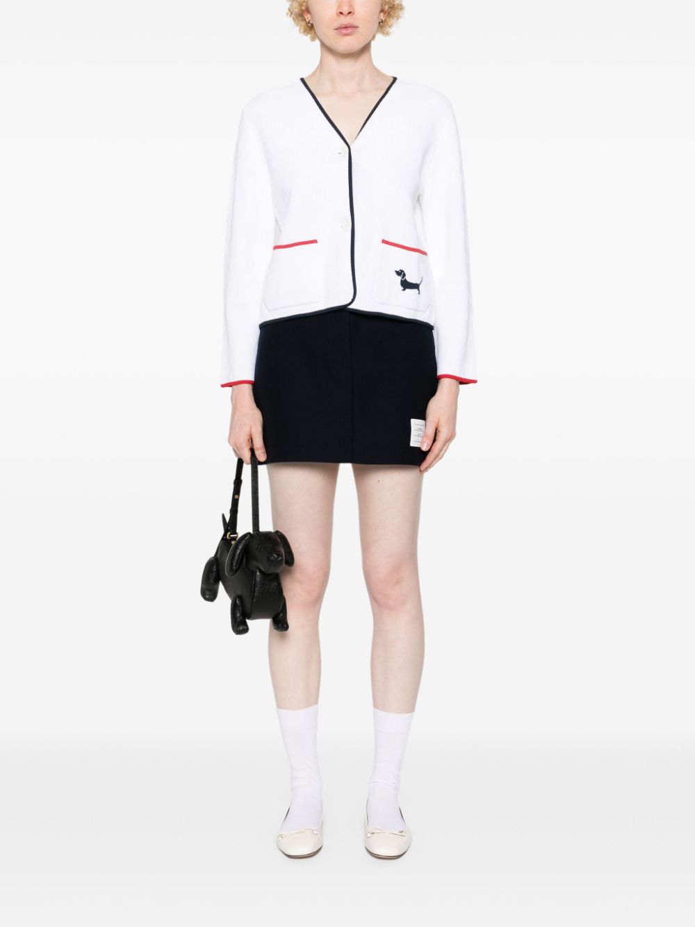 Thom Browne Gebreid vest - Wit