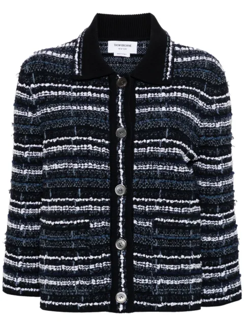 Thom Browne bouclé construction tweed jacket