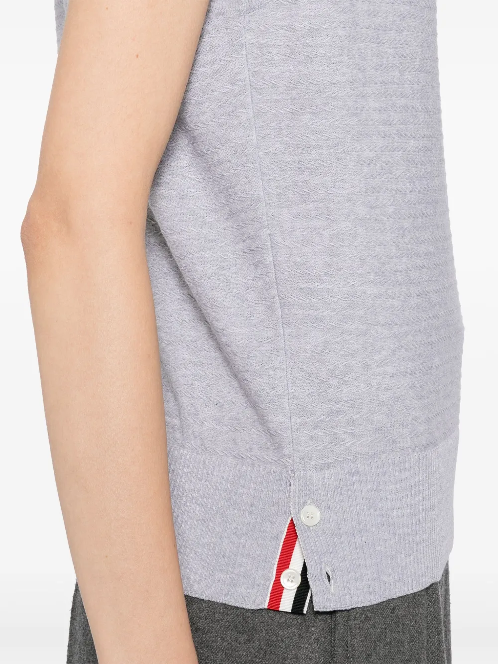 Thom Browne Poloshirt 065 LT GREY