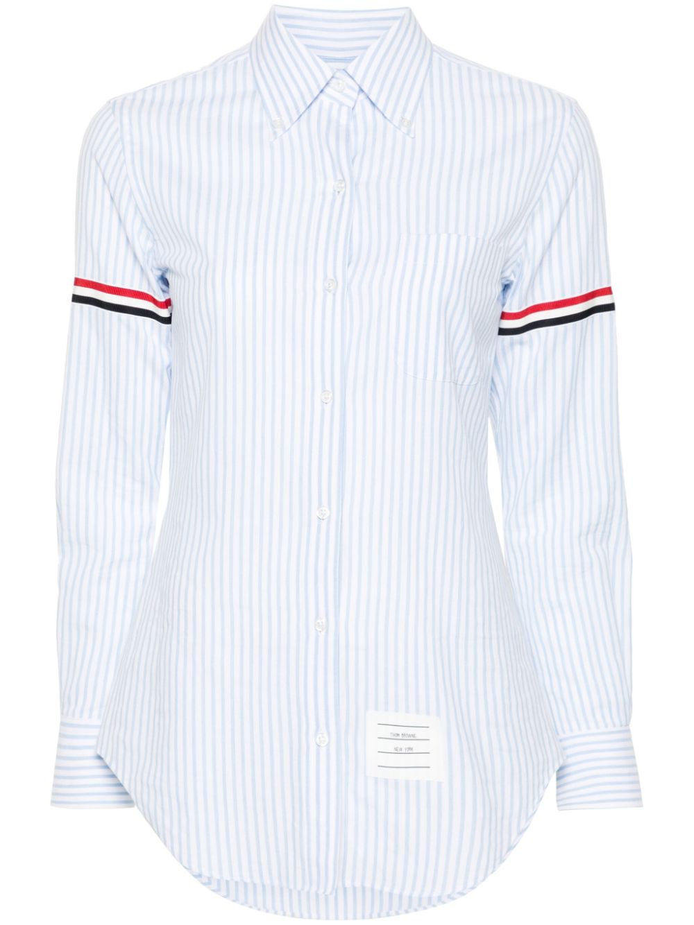 Thom Browne striped cotton shirt - Blue