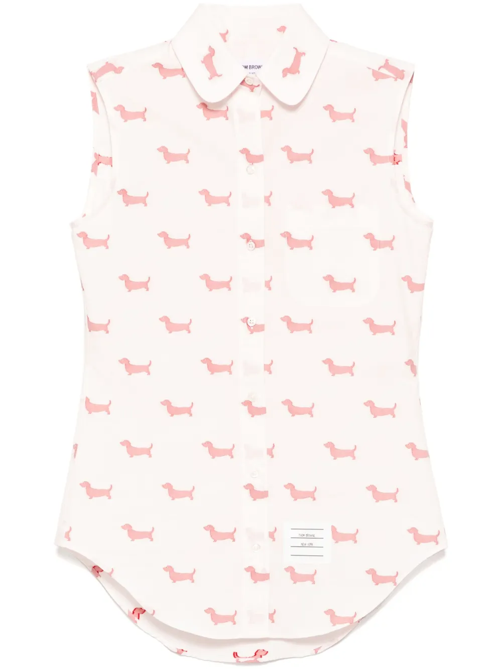 Thom Browne Camicia smanicata - 600 RED