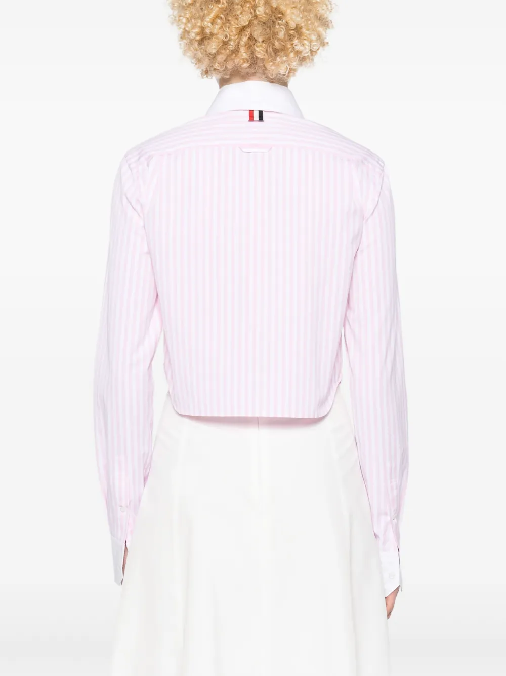 Thom Browne Gestreepte blouse Roze