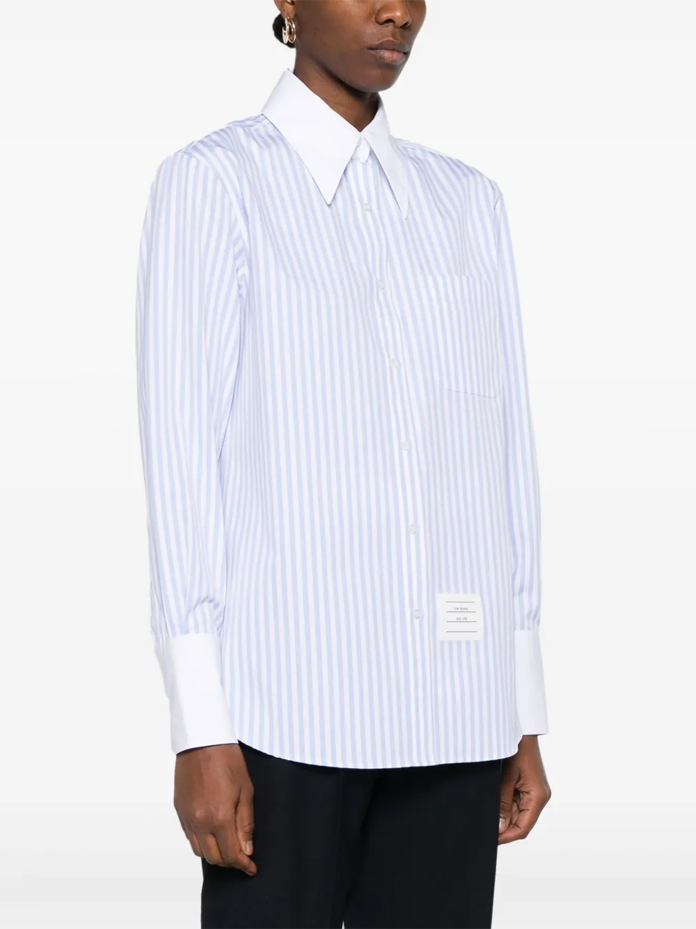 Thom Browne Gestreept blouse Blauw