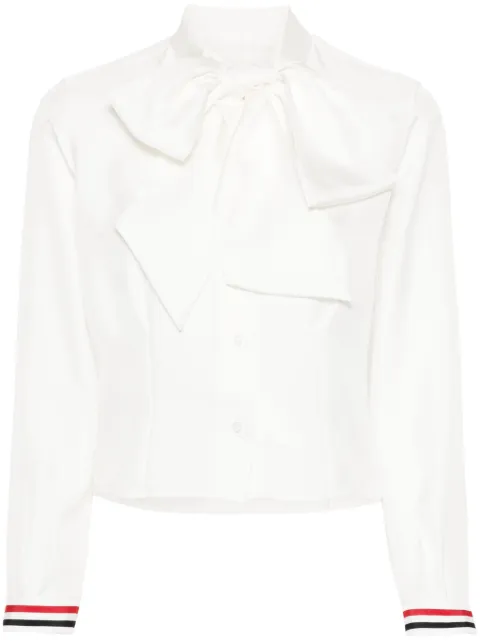Thom Browne RWB-stripe silk shirt