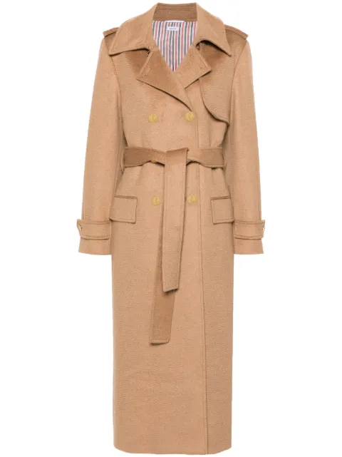 Thom Browne abrigo con doble botonadura