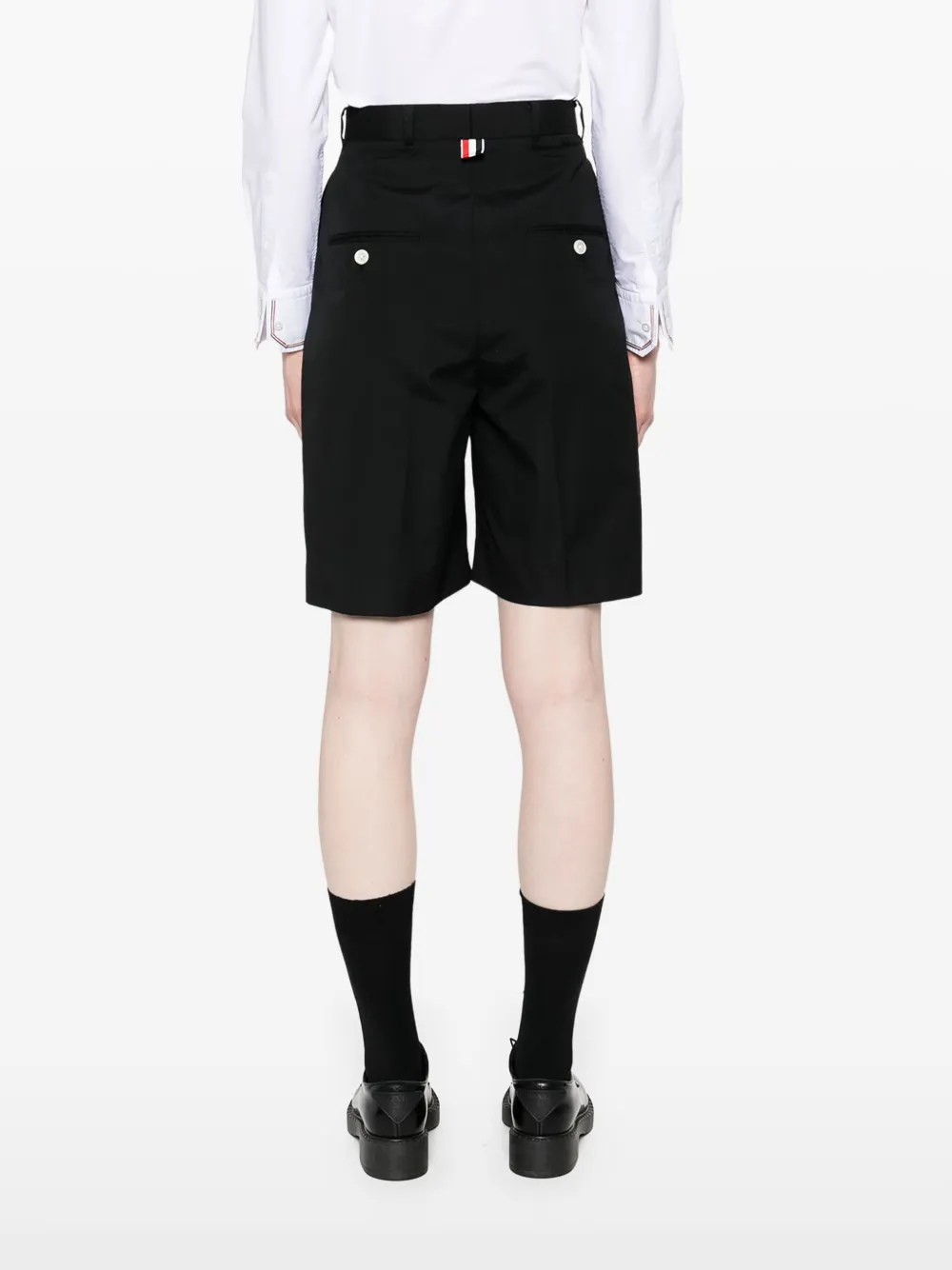 Thom Browne High waist shorts Zwart
