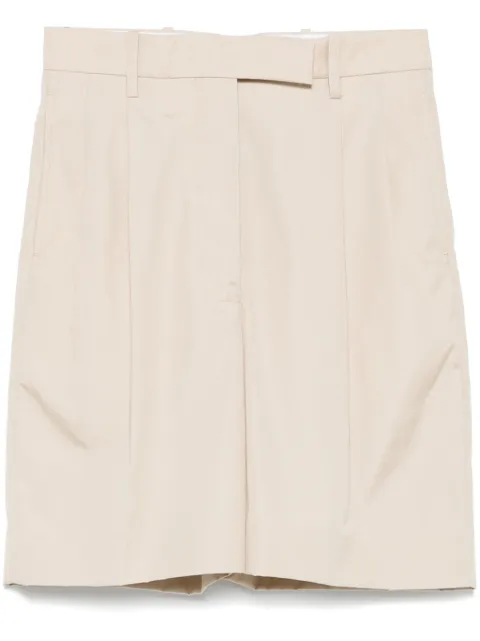 Thom Browne shorts con pinzas y tiro alto