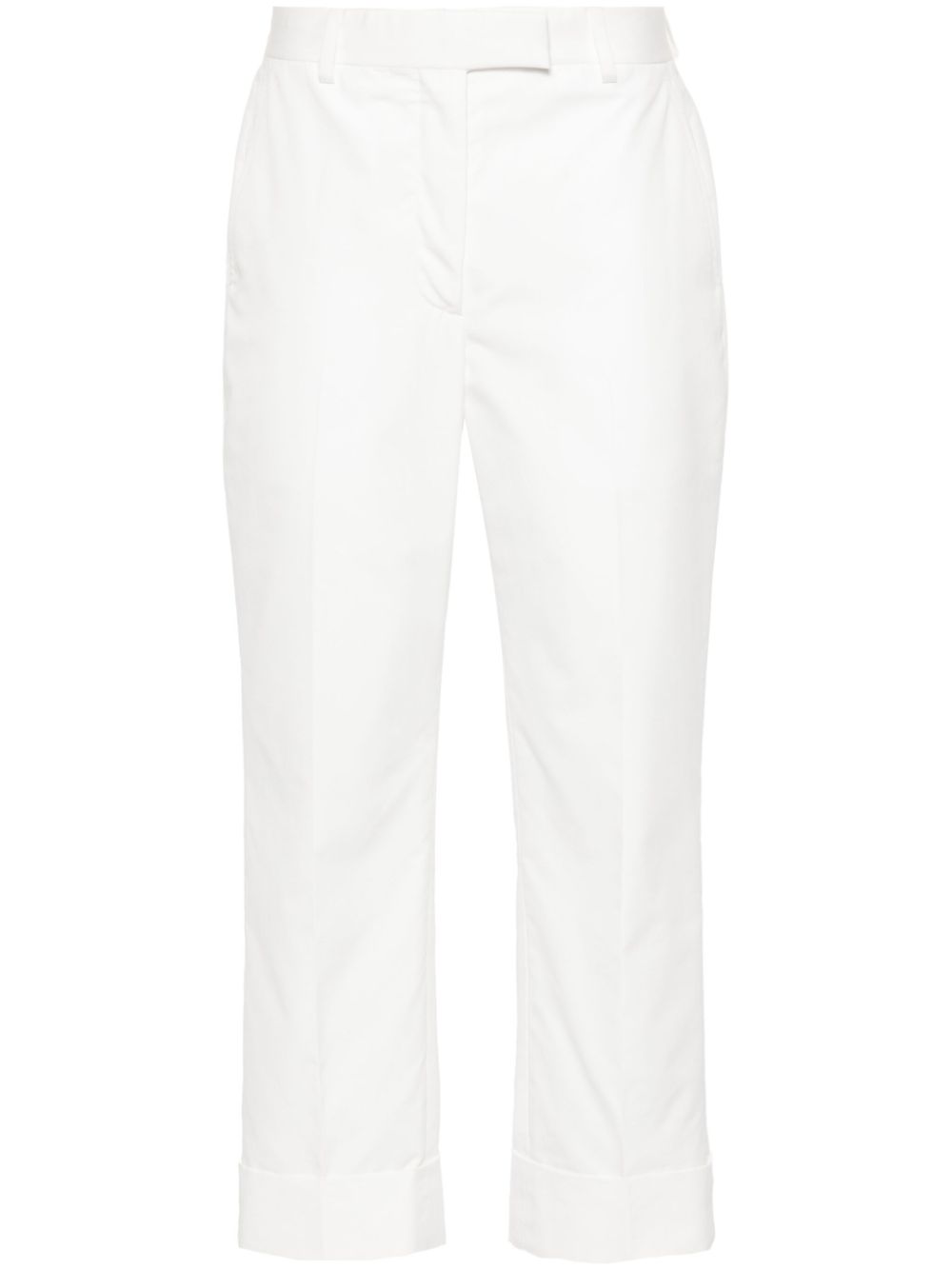 Thom Browne high-waisted tailored trousers - White