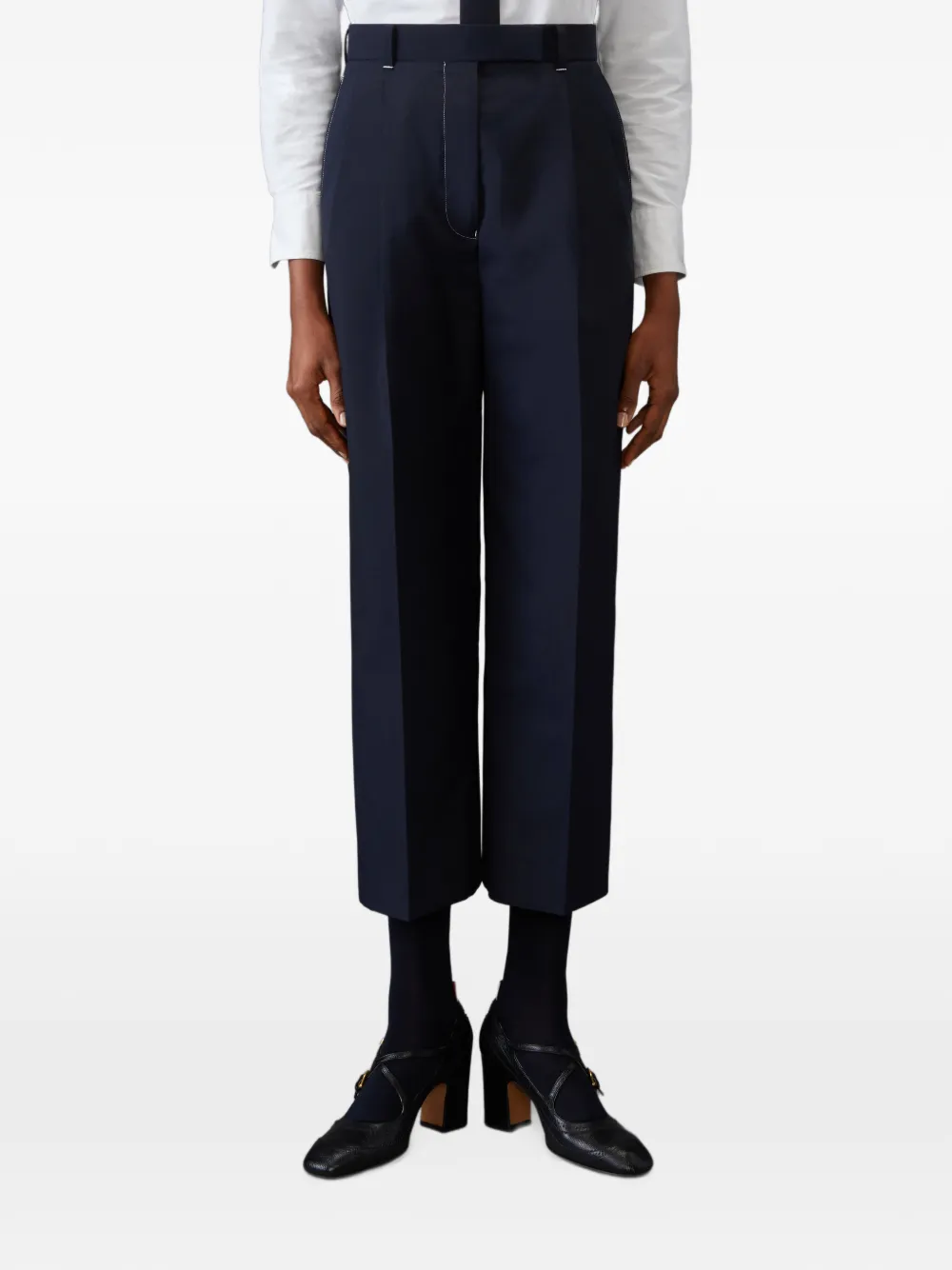 Thom Browne Straight broek Blauw