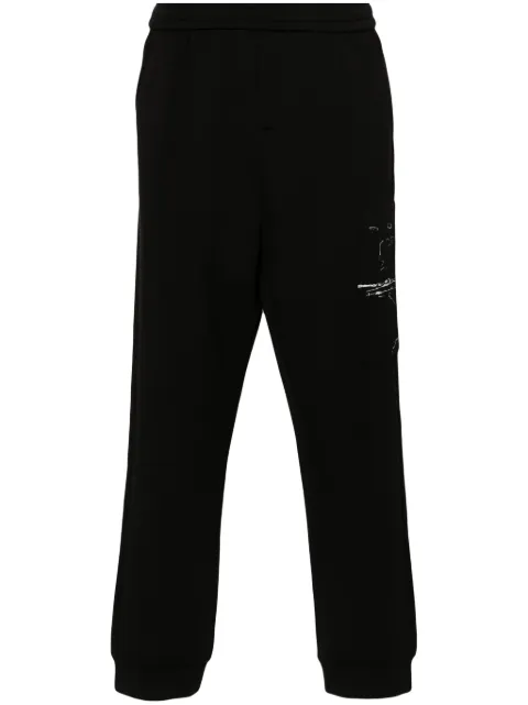 Emporio Armani Pantaloni affusolati con stampa grafica