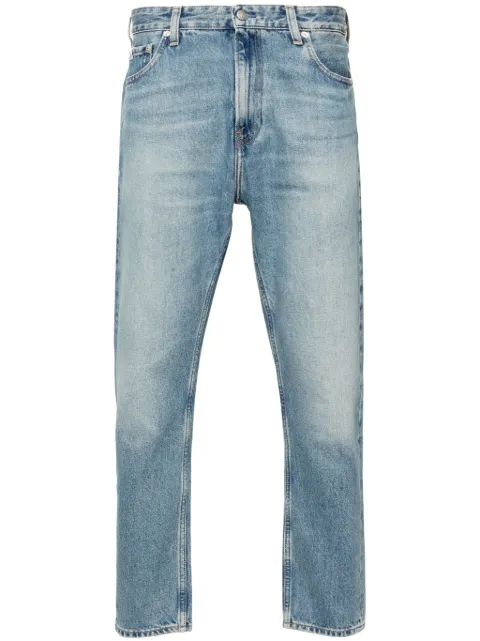 Calvin Klein Jeans low-rise tapered crop jeans
