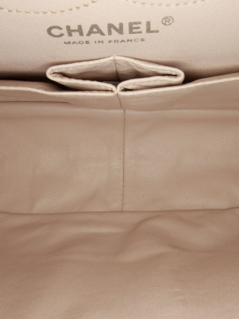 Pre-owned Chanel 2008-2009 Ombre Reissue 225 Double Flap Shoulder Bag In Brown