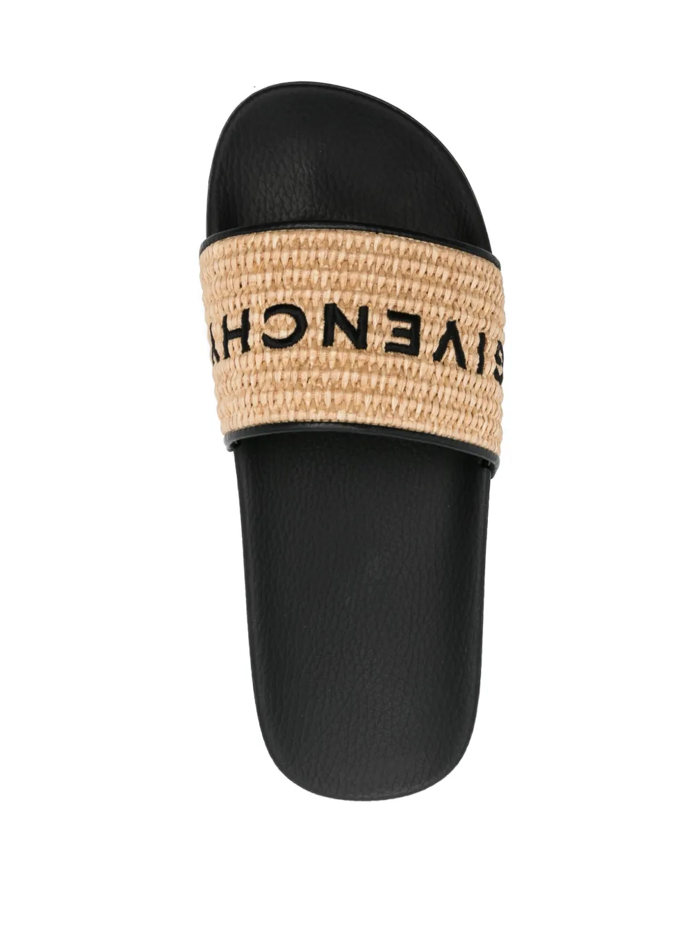 Givenchy 4G raffia slides Brown