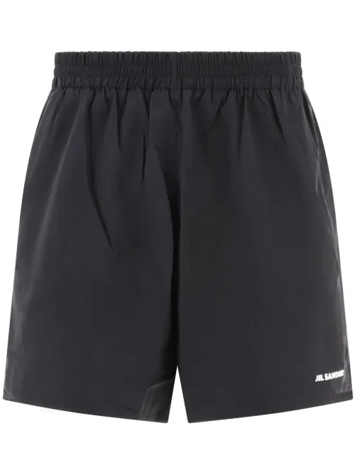 Short élastiqué à logo imprimé - Jil Sander - Modalova