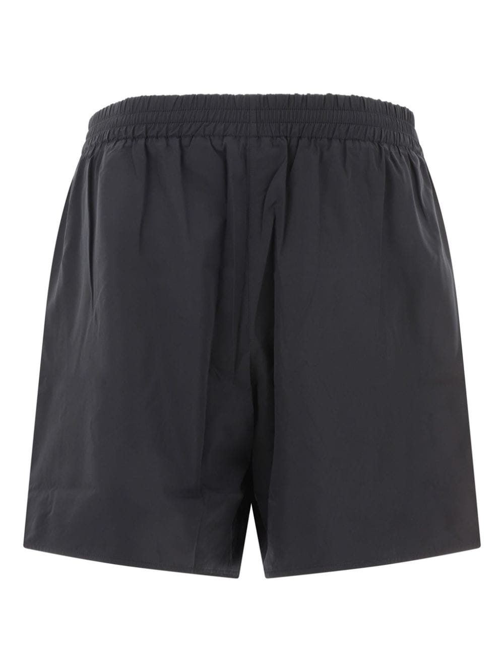 Jil Sander elasticated-waist logo-print shorts - Zwart