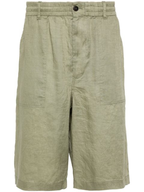 Giorgio Armani linen deck shorts Men