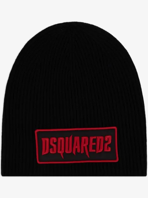 DSQUARED2 gorro con aplique del logo