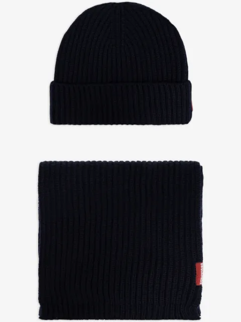 DSQUARED2 scarf & hat warmy knit set