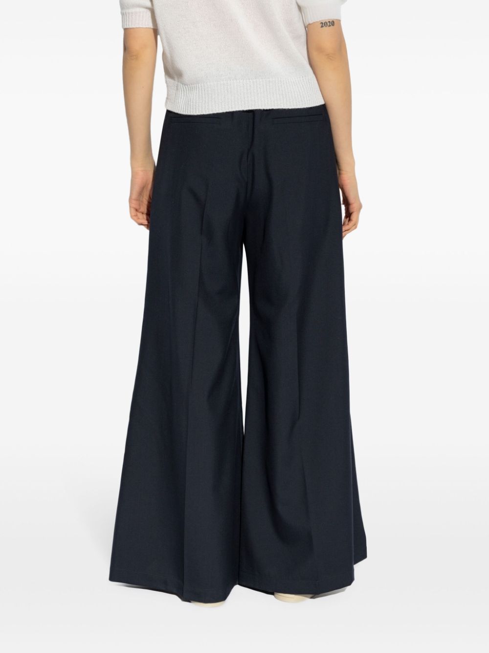 Marni wide-leg virgin wool trousers Women