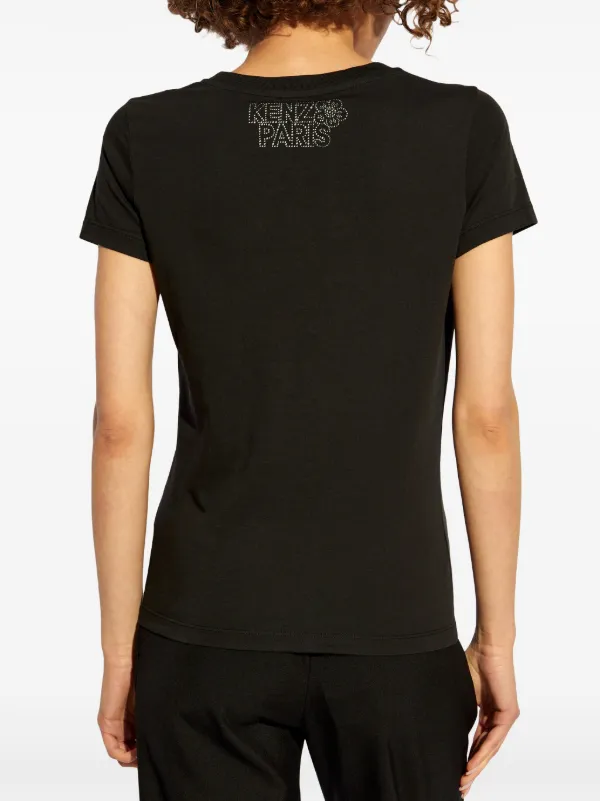 【KENZO】オーガニックコットンTシャツ（ブラック） Kenzo オーガニックコットン Tシャツ | ブラック | FARFETCH JP