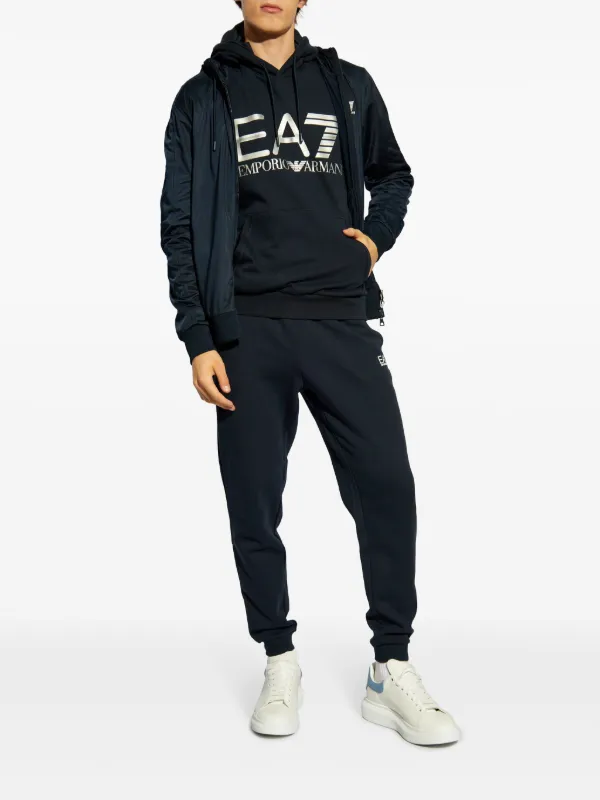 Ea7 Emporio Armani ロゴ パーカー | ブルー | FARFETCH JP Ea7 Emporio Armani ロゴ パーカー | ブルー | FARFETCH JP
