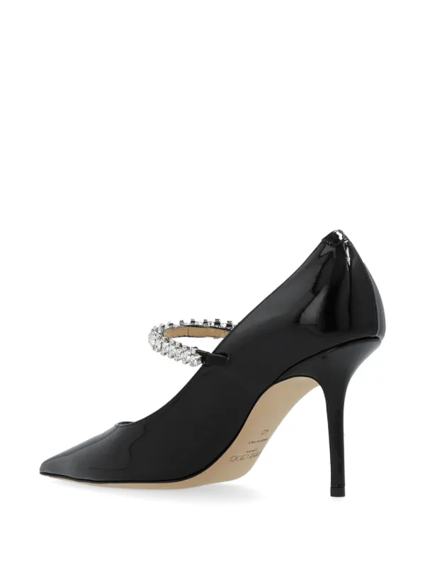 Jimmy Choo 85mm Bing Leather Pumps | Black | FARFETCH