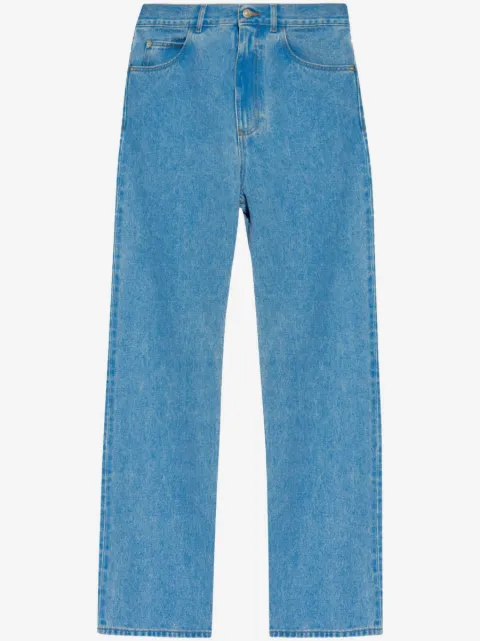 Marni Weite Jeans mit Logo-Patch