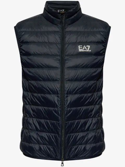 Ea7 Emporio Armani logo-print padded gilet