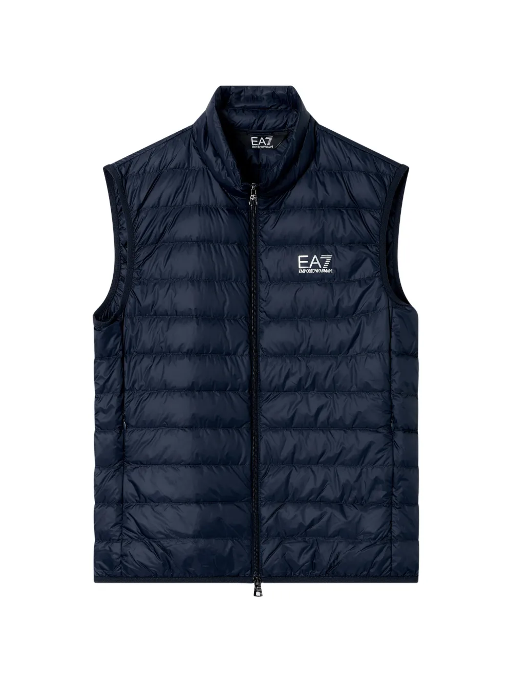Ea7 Emporio Armani Bodywarmer met logoprint Blauw