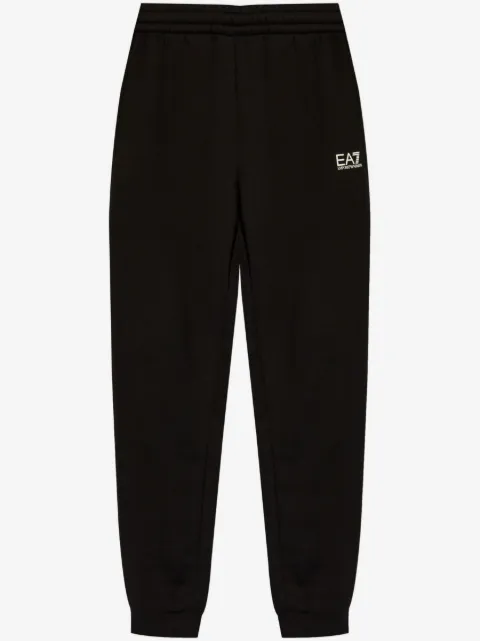 Ea7 Emporio Armani logo-print jersey track pants
