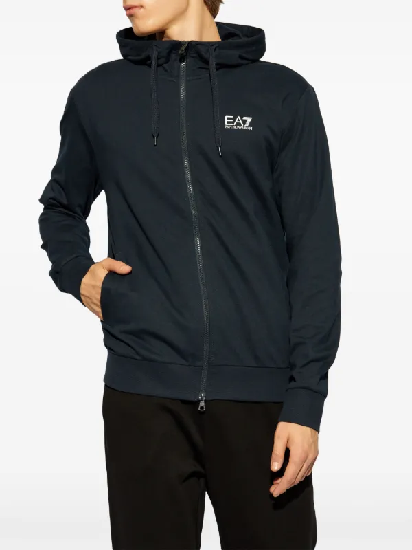 【EMPORIO ARMANI】 Men's Banding Hem Reversible Hood Zip-up EMPORIO ARMANI】 Men's Banding Hem Reversible Hood Zip-up
