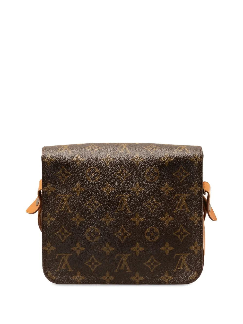 Louis Vuitton Pre-Owned 1980s Monogram Cartouchiere MM crossbody bag - Bruin