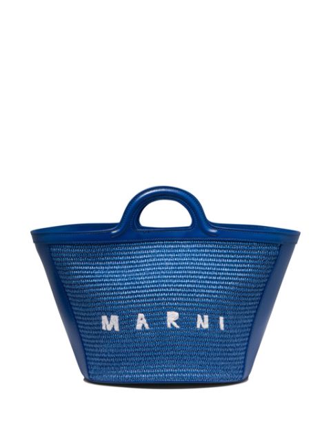 Marni Tropicalia logo-embroidered tote bag Women