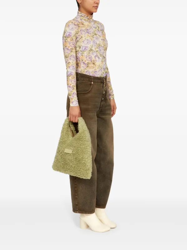 MM6 Maison Margiela Small Japanese Tote Bag | Green | FARFETCH