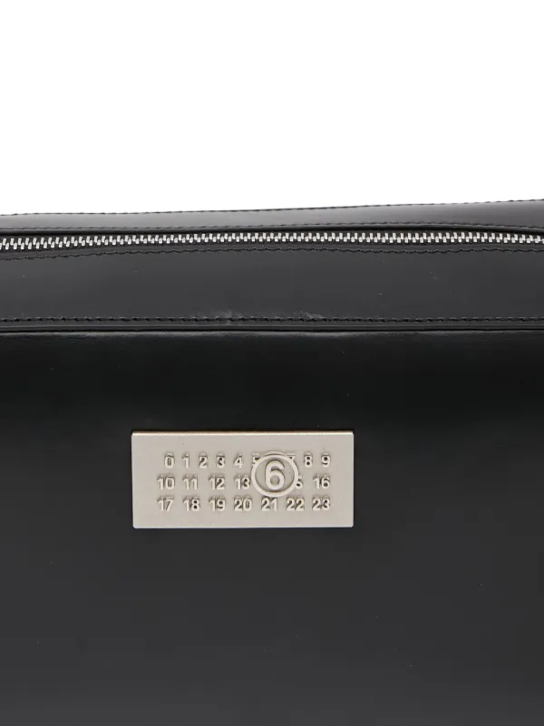 MM6 Maison Margiela Numeric レザーショルダーバッグ S