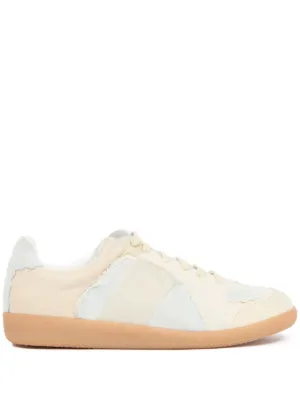 Maison Margiela Replica low-top Leather Sneakers | Neutrals | FARFETCH