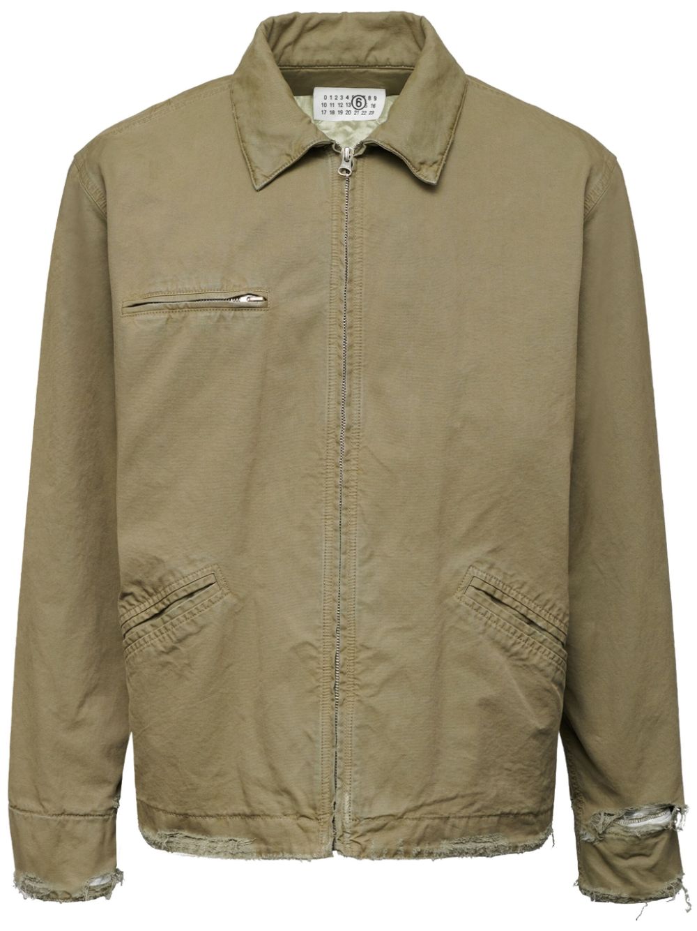 MM6 Maison Margiela Katoenen shirtjack Groen