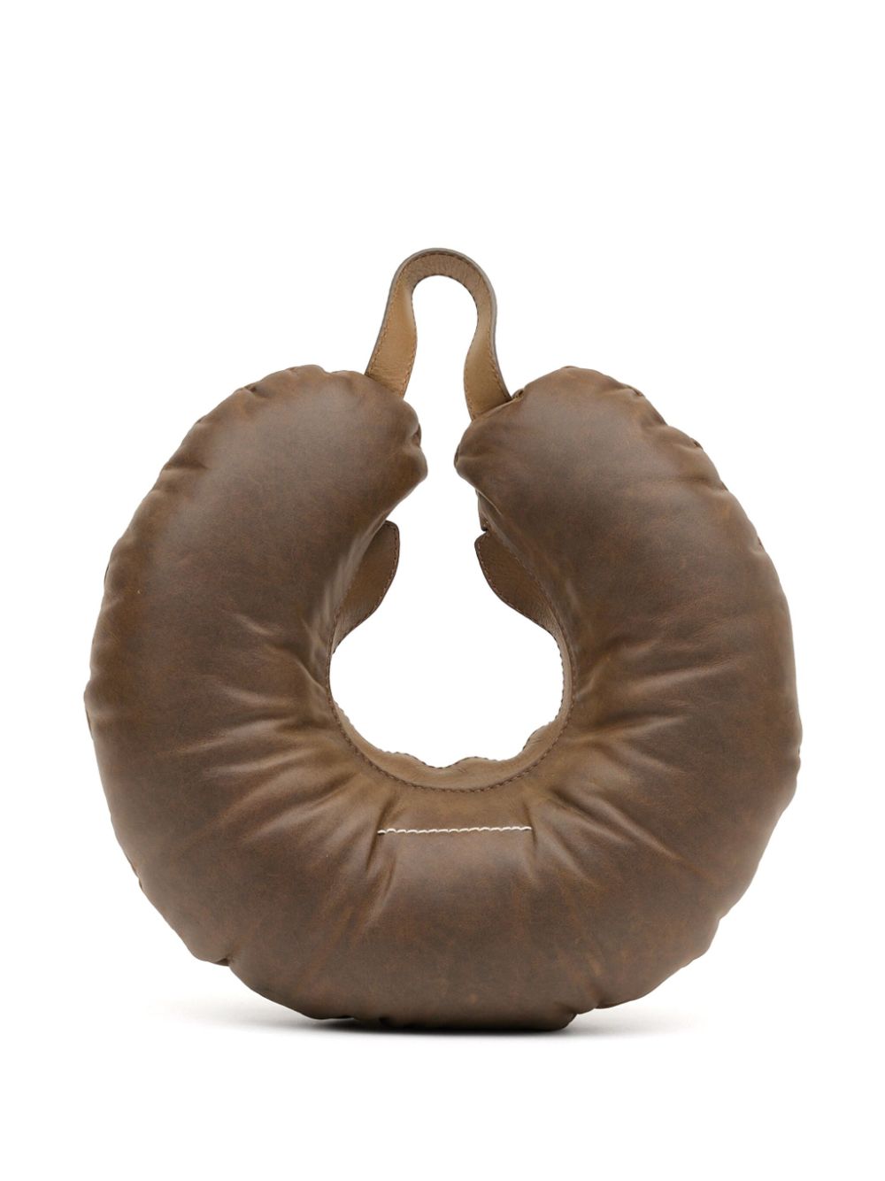 MM6 Maison Margiela Travel Pillow leather shoulder bag Women